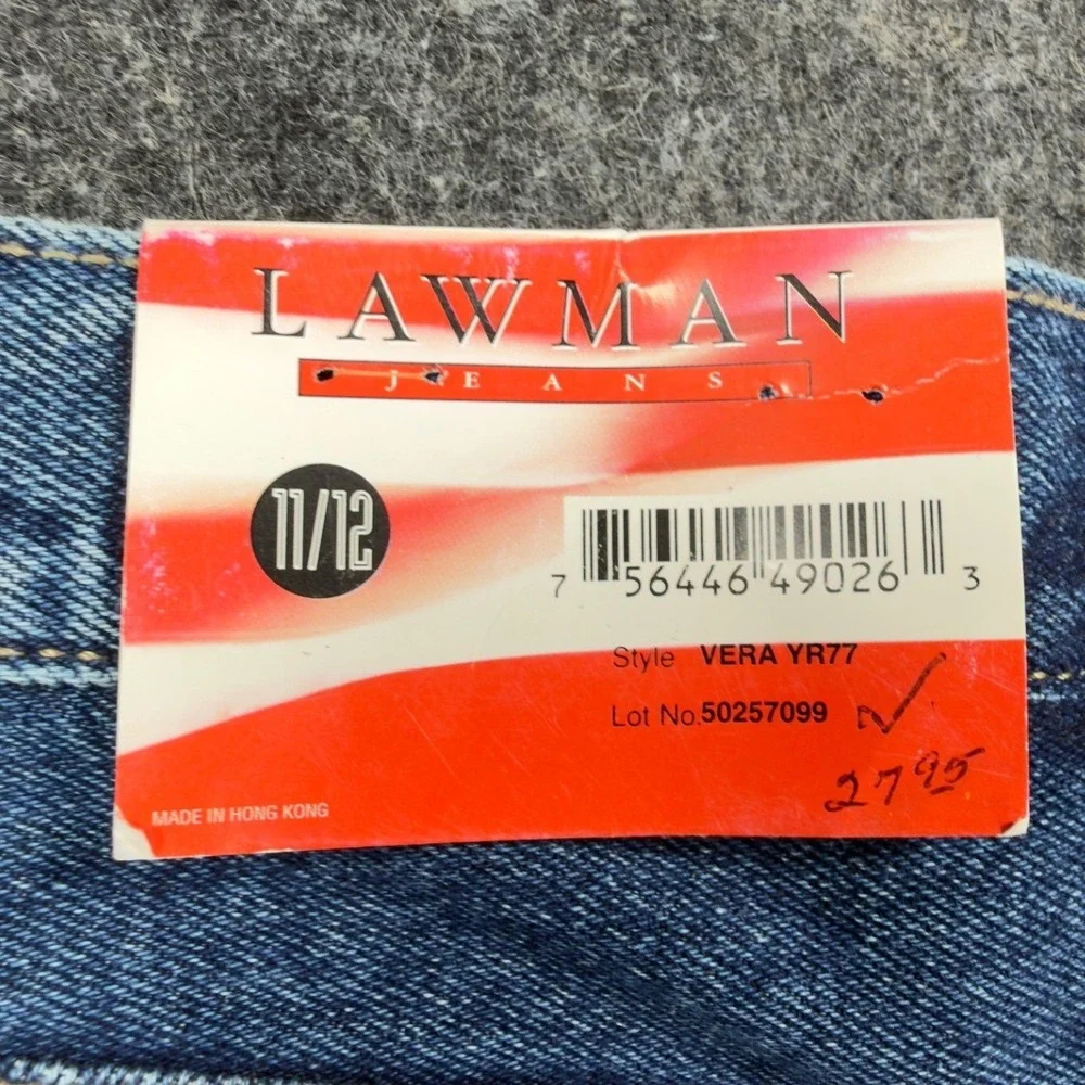 Lawman 90s Vintage High Rise Denim Shorts Womens 11/12 Blue NWT VERA YR77